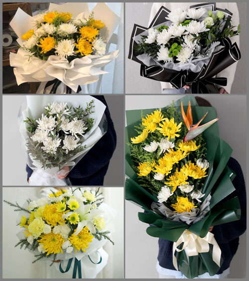 四川绵阳梓潼县自强镇白事花束代送